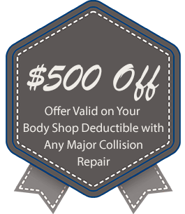 Auto Body Shop Deductible Car Repair Special Offer